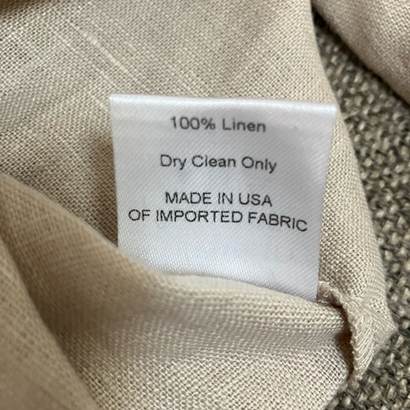 Rivet Utility Bigwig Linen Jumpsuit - Oatmeal - Small - Picture 11 of 11